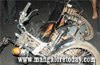 Rider killed in  bike-truck collision at Hangalur